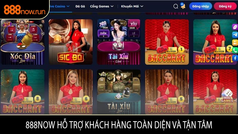 888NOW Hỗ Trợ Khách Hàng Toàn Diện Và Tận Tâm