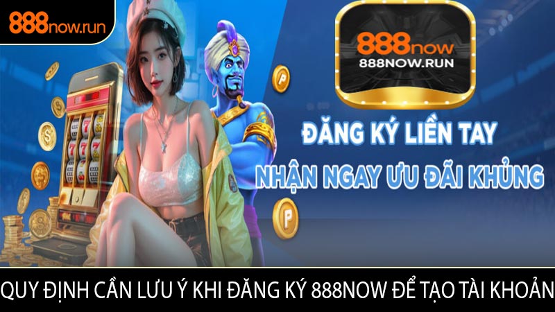 Quy Định Cần Lưu Ý Khi Đăng Ký 888now Để Tạo Tài Khoản